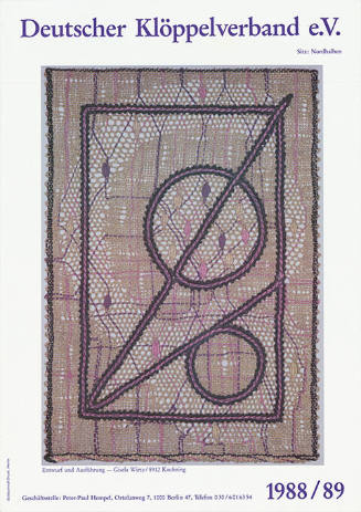 Deutscher Klöppelverband e.V. 1988 / 89