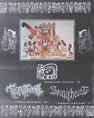 Ch’ahom, Teratoma, Vomitheist, Hirscheneck Basel
