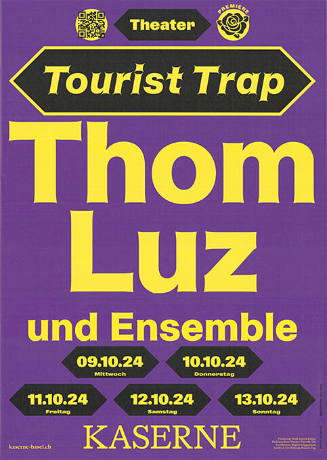 Thom Luz und Ensemble, Tourist Trap, Kaserne