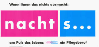 Nachts…, Wenn Ihnen das nichts ausmacht, am Puls des Lebens – ein Pflegeberuf