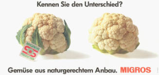 Kennen Sie den Unterschied? Gemüse aus naturgerechtem Anbau. Migros