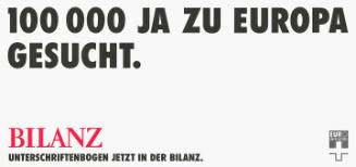 100000 Ja zu Europa gesucht. Bilanz