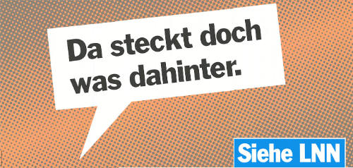 Da steckt doch was dahinter. Siehe LNN