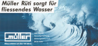 Müller Rüti sorgt für fliessendes Wasser. Müller