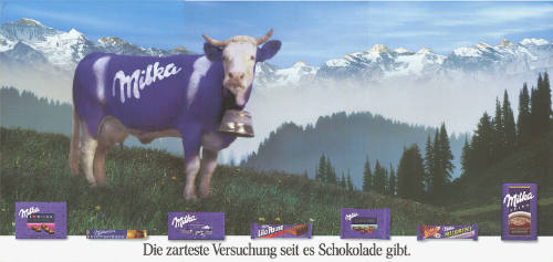 Milka, Die zarteste Versuchung seit es Schokolade gibt.