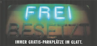 Immer Gratis-Parkplätze im Glatt.