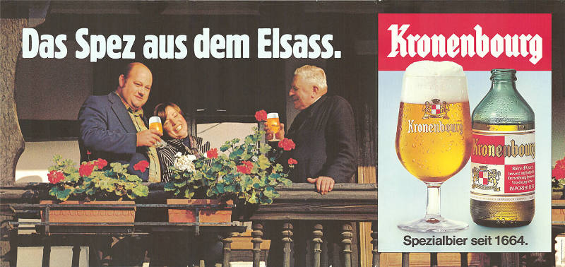 Das Spez aus dem Elsass. Kronenbourg
