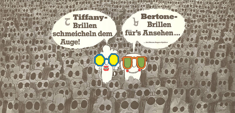 Tiffany-Brillen schmeicheln dem Auge! Bertone-Brillen für’s Ansehen…