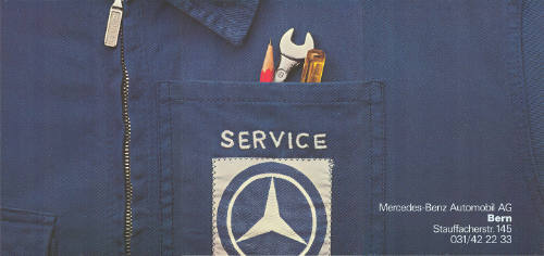 Service, Mercedes-Benz Automobil AG, Bern