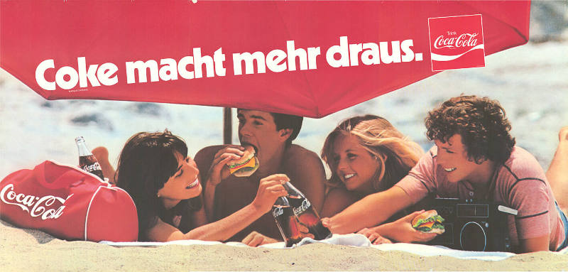Coke macht mehr draus. Trink Coca Cola