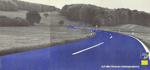 Auf allen Strassen richtungweisend. Schweiz, Switzerland, Kümmerly + Frey