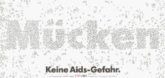 Mücken, Keine Aids-Gefahr.
