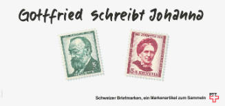 Gottfried schreibt Johanna, Schweizer Briefmarken, ein Artikel zum Sammeln, PTT