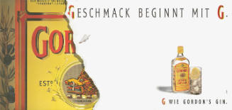 Gordon’s Dry Gin, Geschmack beginnt mit G