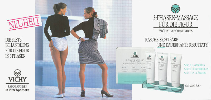 3-Phasen-Massage für die Figur, Vichy Massage-Gel