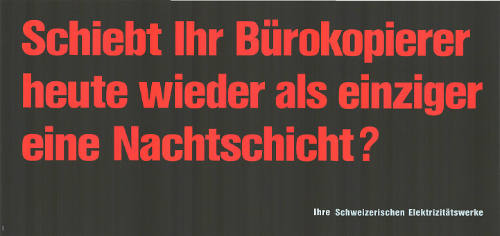 Schiebt Ihr Bürokopierer heute wieder als einziger eine Nachtschicht?