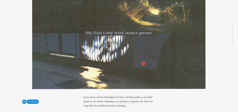 Die Züri-Linie wird immer grüner, VBZ Züri-Linie