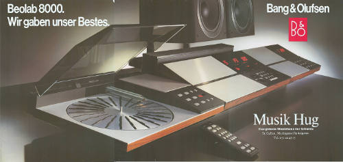 Beolab 8000. Wir gaben unser Bestes. Bang & Olufsen, Musik Hug