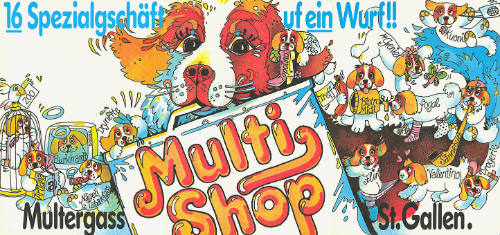 16 Spezialgschäft uf ein Wurf!! Multi Shop St. Gallen