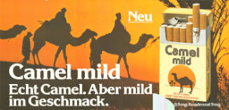 Camel mild. Echt Camel. Aber mild im Geschmack.