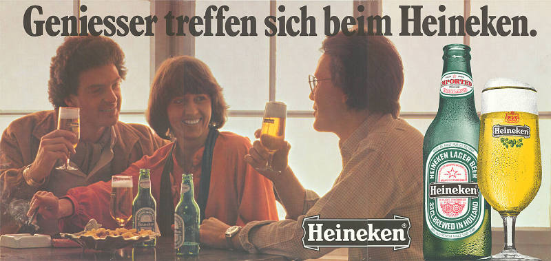 Geniesser treffen sich beim Heineken.