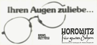 Ihren Augen zuliebe…, Horowitz