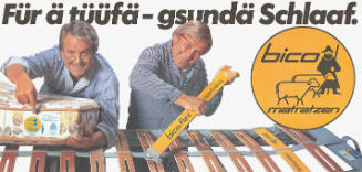 Für ä tüüfä-gsundä Schlaaf. Bico