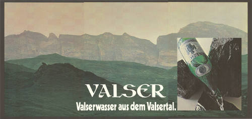 Valser, Valserwasser aus dem Valsertal.