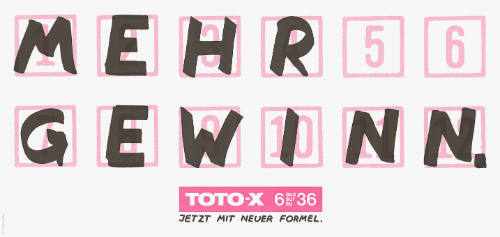 Mehr Gewinn. Toto-X, 6 aus 36, Jetzt mit neuer Formel.