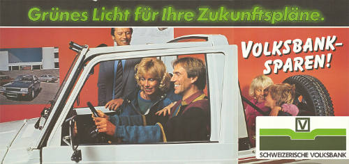 Grünes Licht für Ihre Zukunftspläne. Volksbanksparen! Schweizerische Volksbank