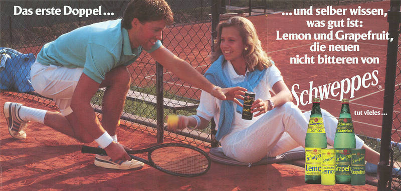 Das erste Doppel…, … und selber wissen, was gut ist: Lemon und Grapefruit, die neuen nicht bitteren von Schweppes