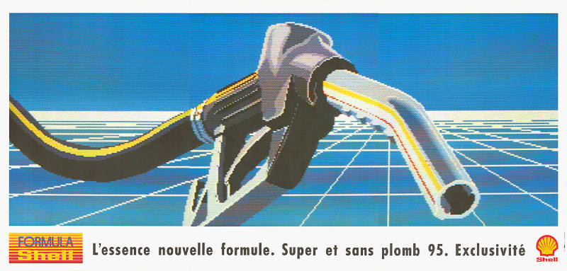 L’essence nouvelle formule. Super et sans plomb 95. Exclusivité Shell