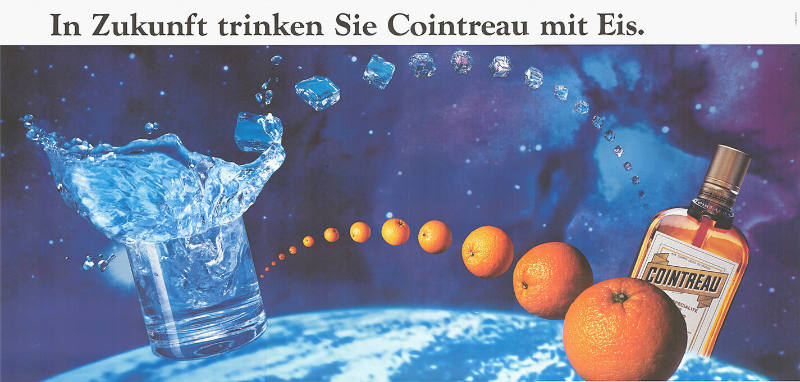 In Zukunft trinken Sie Cointreau mit Eis.