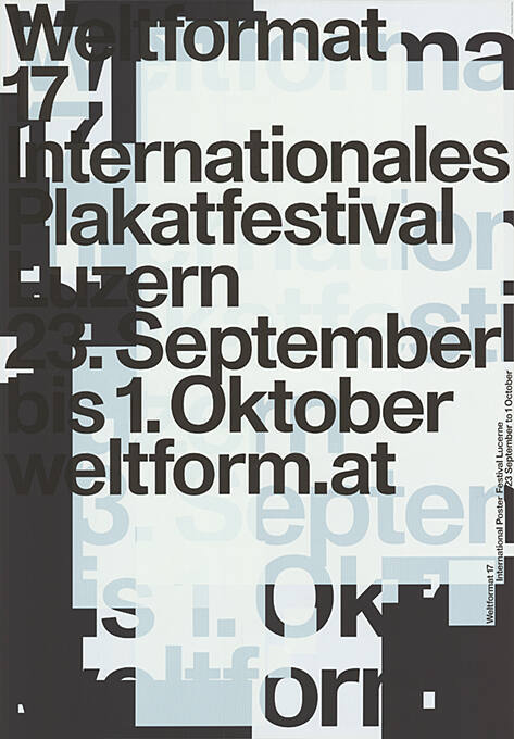 Weltformat, Internationales Plakatfestival Luzern