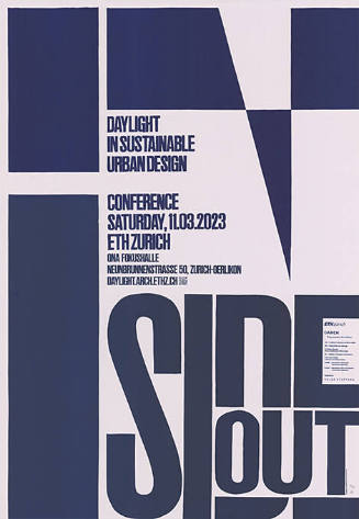 Inside Out, Daylight in Sustainable Urban Design, Conference ETH Zurich