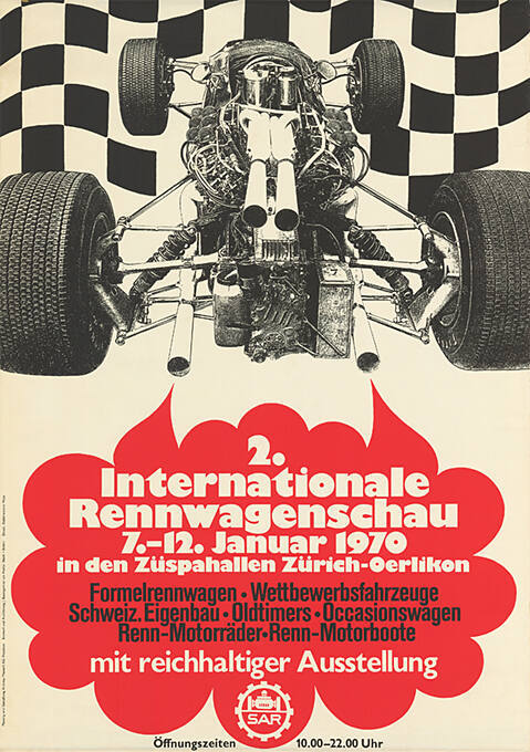 2. Internationale Rennwagenschau, Züspahallen, Zürich-Oerlikon