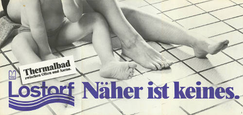 Lostorf, Thermalbad, Näher ist keines.