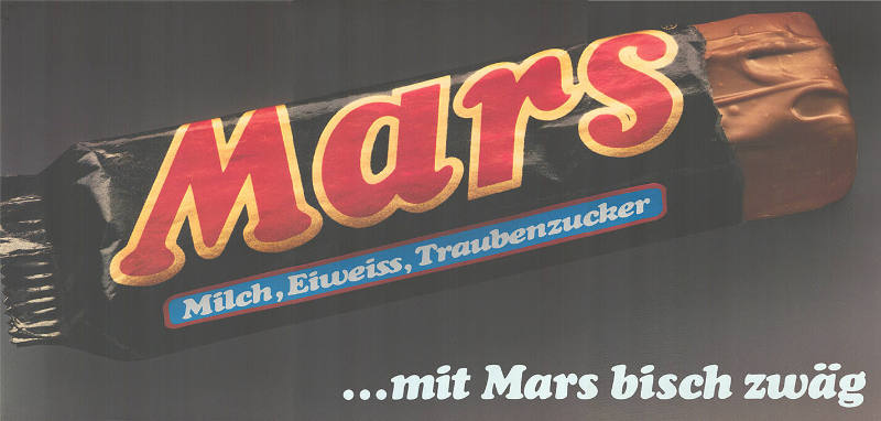 Mars, …mit Mars bisch zwäg