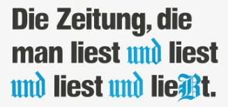 Die Zeitung, die man liest und liest und liest und liebt.