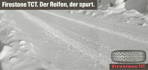 Firestone TCT. Der Reifen, der spurt.