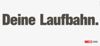 Deine Laufbahn. SBB