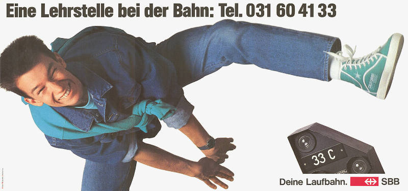 Eine Lehrstelle bei der Bahn. Deine Laufbahn. SBB