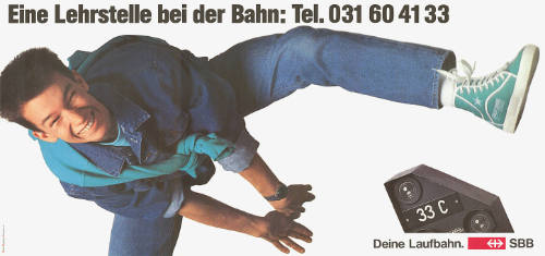 Eine Lehrstelle bei der Bahn. Deine Laufbahn. SBB