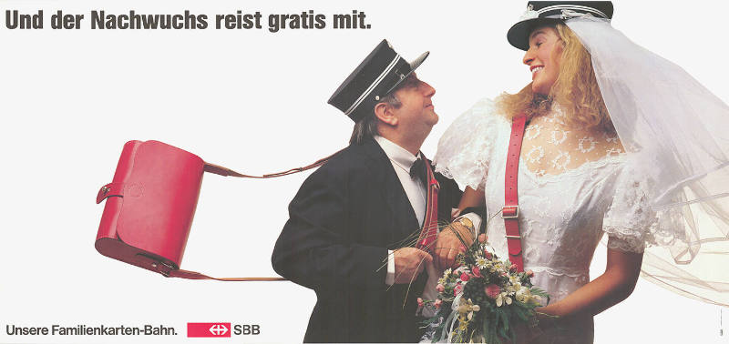Und der Nachwuchs reist gratis mit. Unsere Familienkarten-Bahn. SBB