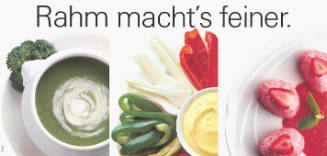 Rahm macht’s feiner.
