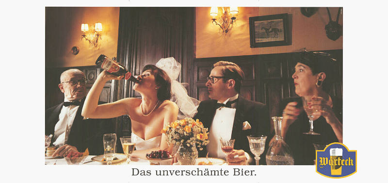 Das unverschämte Bier. Warteck