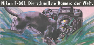 Nikon F-801. Die schnellste Kamera der Welt.