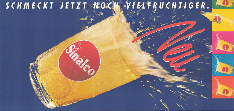 Sinalco, Schmeckt jetzt noch vielfruchtiger.