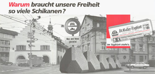Warum braucht unsere Freiheit so viele Schikanen? St. Galler Tagblatt