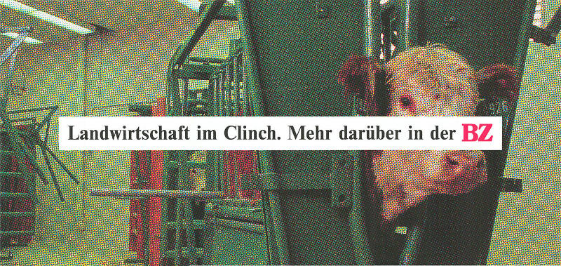 Landwirtschaft im Clinch. Mehr darüber in der BZ